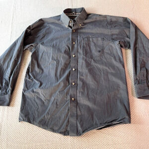 Ariat Men's Blue Casual Button Down Shirt